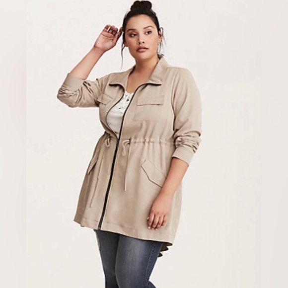 torrid Jackets & Blazers - Torrid Drape Anorak Jacket size 10 M/L
